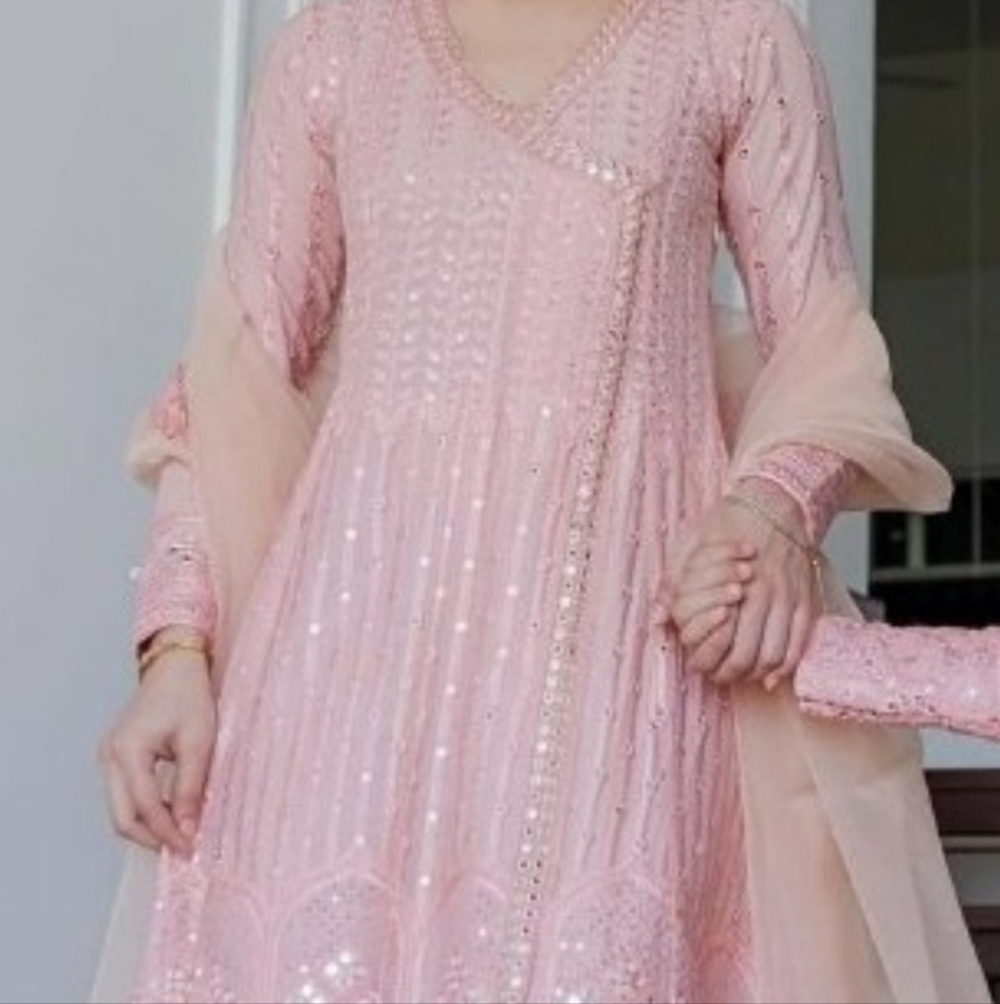 Ayesha Somaya Long Sleeve 3 Piece Dress - Picture 2 of 11